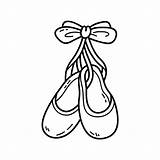 Premium Vector  Coloring Page With Doodle ballet shoes sketch template