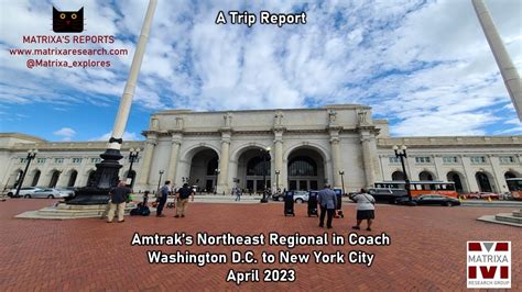 Washington DC to New York via Amtrak's Northeast Regional - YouTube