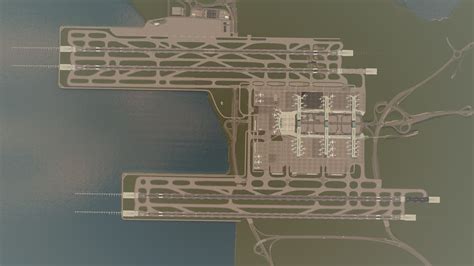 Airport layout progress : r/CitiesSkylines