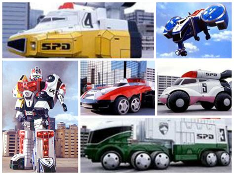 S.P.D Zords | Power rangers megazord, Power rangers, Power rangers spd