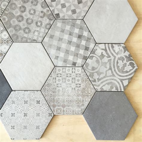 New Hexagon || Colour Block + Pattern Blend #tiles #hexagon #tile #tileciti | Hexagon tile ...