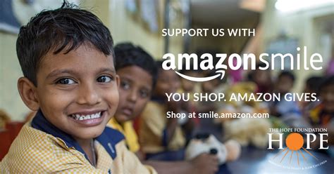 Amazon Smile - The Hope Foundation USA