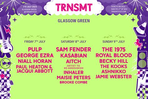 Trnsmt Line Up 2024 - Roch Rubetta