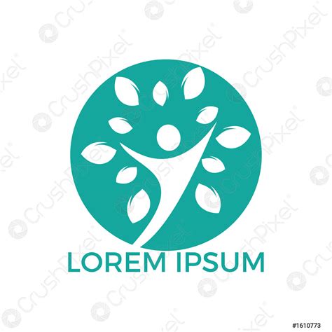 Tree people logo Healthy people logo design - stock vector 1610773 | Crushpixel