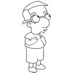 How to Draw Millhouse from The Simpsons Step by Step Drawing Tutorial ...