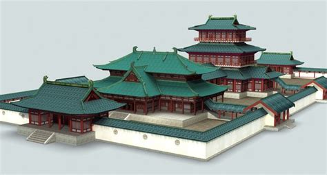 3d traditional chinese building