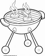 Barbecue Coloring Page Pages Sketch sketch template