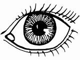 Eyes Coloring Pages For Kids sketch template