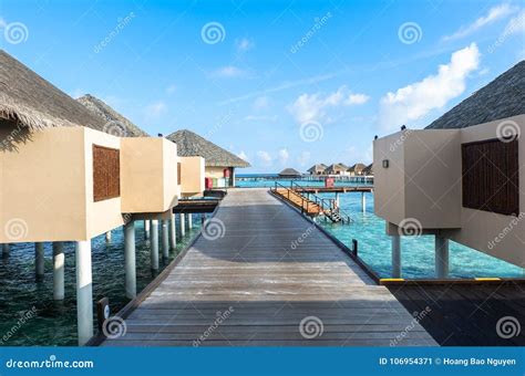 Best All-inclusive Maldives Water-villa Resorts in Maldives Stock Image ...