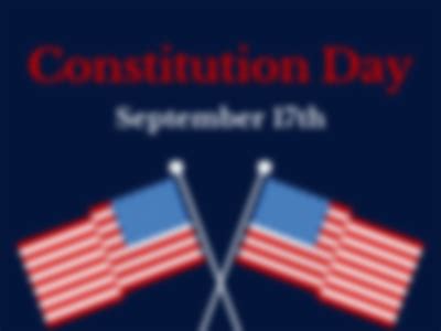 Constitution Day | September 17 - Calendarr