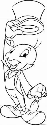 Printable Disney jiminy cricket Christmas coloring Pages sketch template