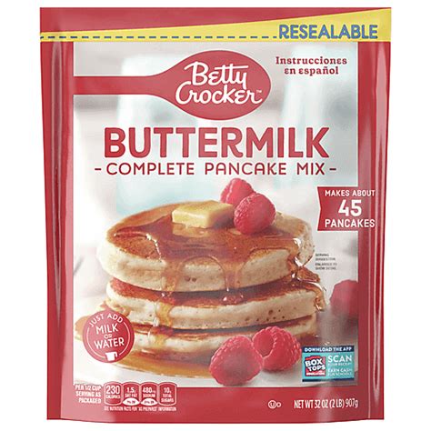 Betty Crocker Pancake Mix, Complete, Buttermilk 32 oz | Shop | FairPlay ...