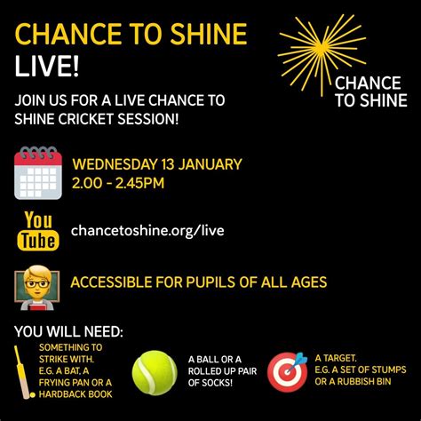 Chance to Shine Live Streamed Cricket Session - Tees Valley Sport