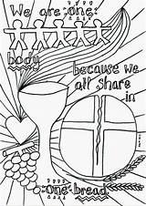 Flame Creative Childrens Ministry Holy Communion Reflective  sketch template
