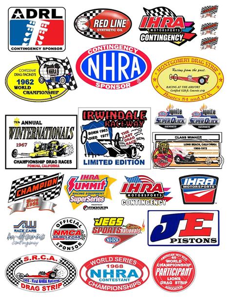 1:18 DRAG RACING DECALS FOR DIECAST AND MODEL CARS DIORAMAS | Drag ...