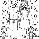 Dibujo Para colorear Mamá Y Papá Ideas Creativas Originales  sketch template