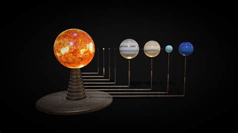 Compras con descuento Tower Orrery modelo 3d de Science Art decoración del modelo del sistema ...