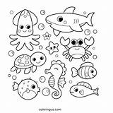 Under The Sea Coloring Pages Ocean Coloring  sketch template