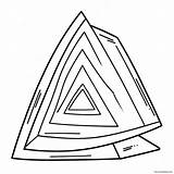 Triangle Coloring Page 31553 24941 sketch template