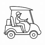 Golfer Coloring Pages 47463742 Vector Art At Vecteezy sketch template