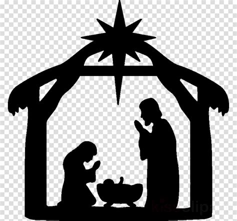 Bethlehem Nativity Scene Nativity Of Jesus Silhouette Silhouette Png ...