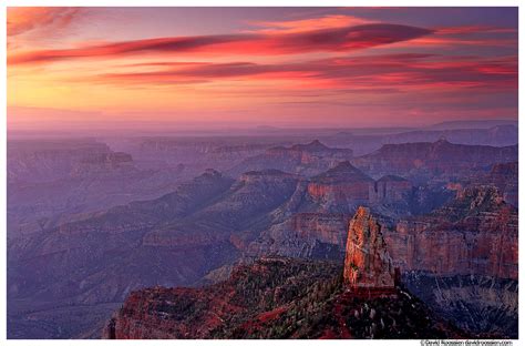 Sunrise at Mount Hayden, North Rim, Grand Canyon, Arizona | David Roossien Photography