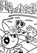 Powerpuff Coloring Pages Printable sketch template