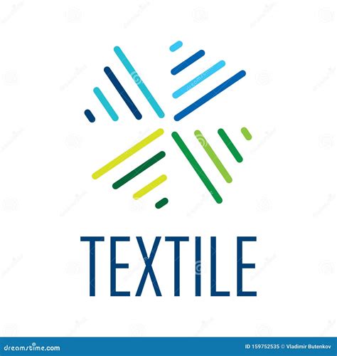 Vector Logo of Textile Fabric and Sewing Stock Illustration ...