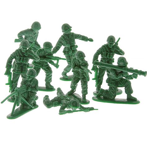 Green Army Men Toy Soldiers 40 Piece Set | Green army men, Army men toys, Toy soldiers