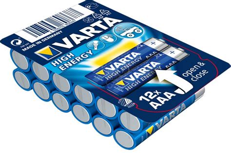 VARTA Alkaline Batteries R3 AAA 12pcs High Energy/Longlife Power od 4.80€ - NajNakup.sk