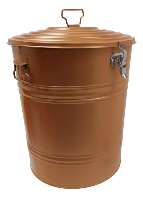 Houston International Steel 20 Gallon Trash Can & Reviews | Wayfair