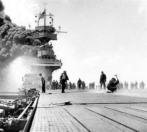 He photographed sinking of carrier Yorktown | War Tales