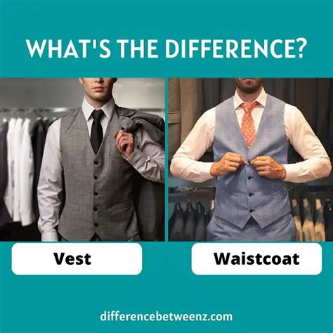 Differences between Vest and Waistcoat - Difference Betweenz