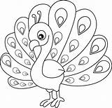 Peacock Cartoon Bird For coloring Book Page 29271751 Vector Art At Vecteezy sketch template