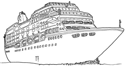 Printable Norwegian Cruise Joy Ship Coloring Pages