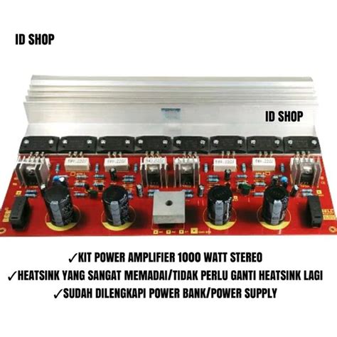 Jual KIT POWER AMPLIFIER 1000 WATT STEREO PRODUK BELL BGR Suara yang Dihasilkan Mantap di Lapak ...