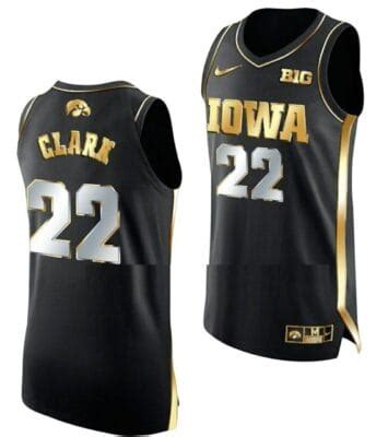 [Trending] New Caitlin Clark Jersey Iowa Hawkeyes Golden