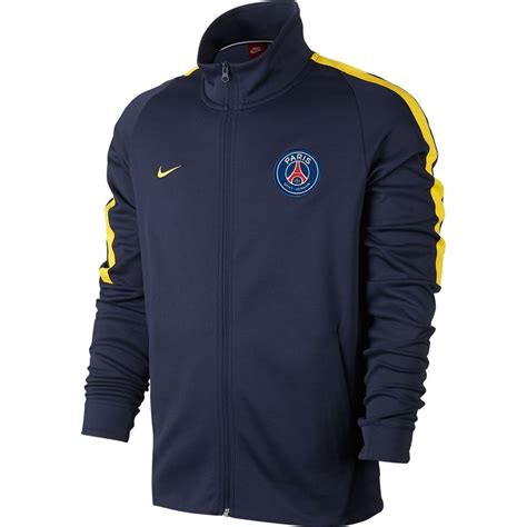 Paris Saint Germain NSW Training Jacket Authentic - Midnight Navy/Tour Yellow