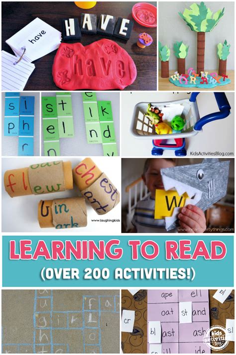 200+ Fun and Easy Learn To Read Activities Your Child Will Love | Learning activities, Reading ...