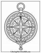 Compass Coloring Pages Free PDF Downloads  Sheets For Kids sketch template