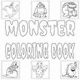 monster coloring book  Silly Pages By Abdell Hida sketch template