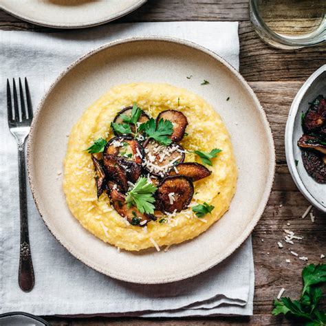 Creamy Polenta with Mushrooms | Crowded Kitchen