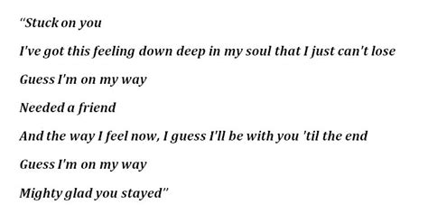 "Stuck On You" by Lionel Richie - Song Meanings and Facts