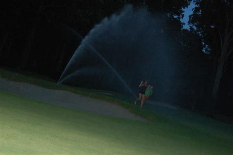 to go through golf course sprinklers... | Summer favorites, Golf ...