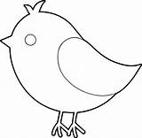 Simple Bird Coloring Page  Wecoloringpage Easy coloring Pages Shape sketch template