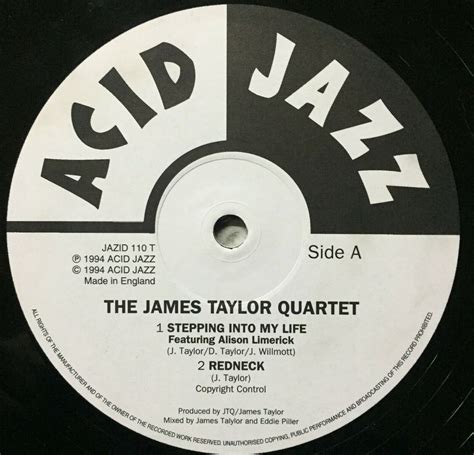 1994 the James Taylor Quartet Extended Play Vinyl, 12, EP - Etsy