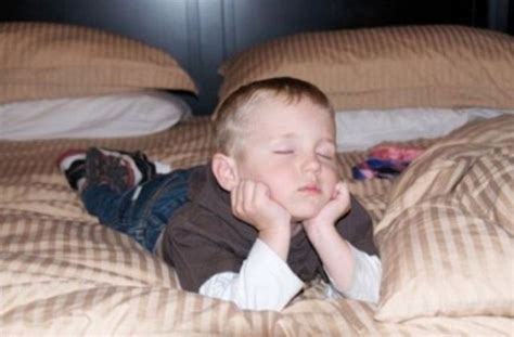 Awkward Kid Sleeping Positions - 1Funny.com