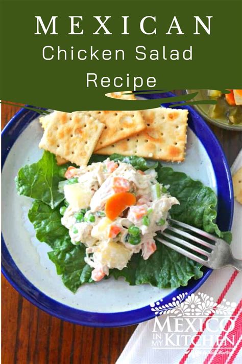 Mexican Chicken Salad Recipe | Chicken Salad with Potatoes & Carrots | Recipe | Mexican chicken ...