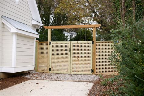 How to Build a Window Pane Lattice Privacy Fence and Gate - Pretty Handy Girl