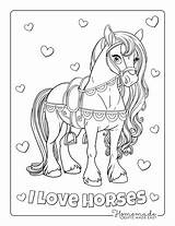 Beautiful Horse Coloring Pages Printable sketch template